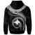 Papua New Guinea Polynesian Custom Hoodie Papua New Guinea Waves (White) - Polynesian Pride