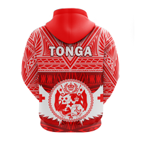 Tonga Rugby Mate Maa Tonga Tapa Pattern Hoodie LT2 - Polynesian Pride