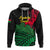 Custom Vanuatu Espiritu Santo Hoodie Kava With Hibiscus LT12 - Polynesian Pride