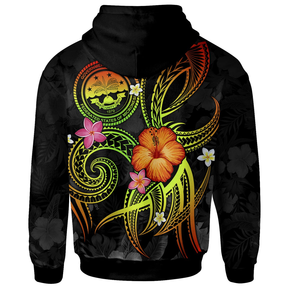 Federated States of Micronesia Polynesian Hoodie Legend of FSM (Reggae) - Polynesian Pride