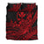 Hawaii Humpback Whale With Hibiscus Tribal Red Bedding Set - LT12 - Polynesian Pride