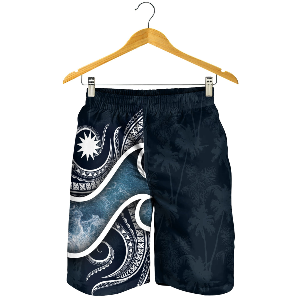 Nauru Polynesian Men's Short - Ocean Style - Polynesian Pride