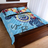 Federated States of Micronesia Custom Personalised Quilt Bed Set - Tropical Style - Polynesian Pride