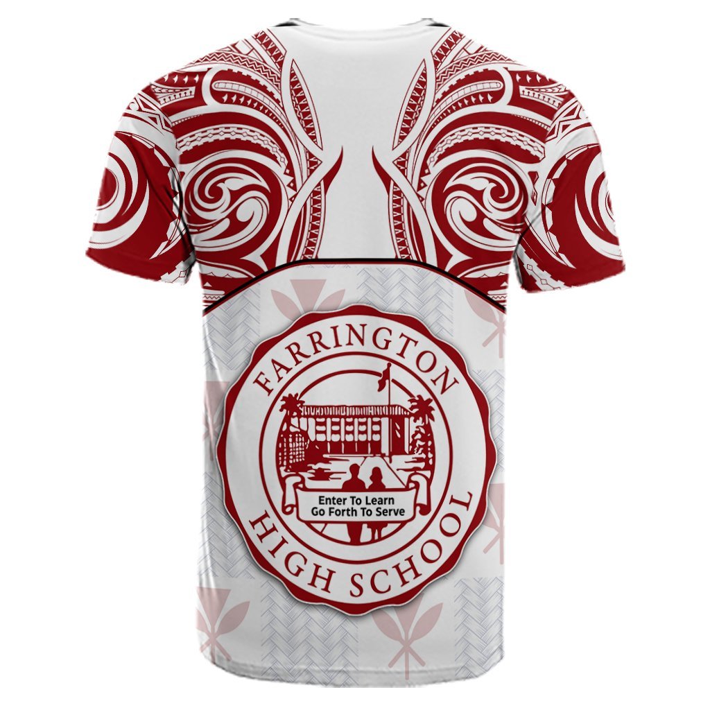 Hawaii T Shirt Kanaka Farrington High School T Shirt Demodern Style - Polynesian Pride