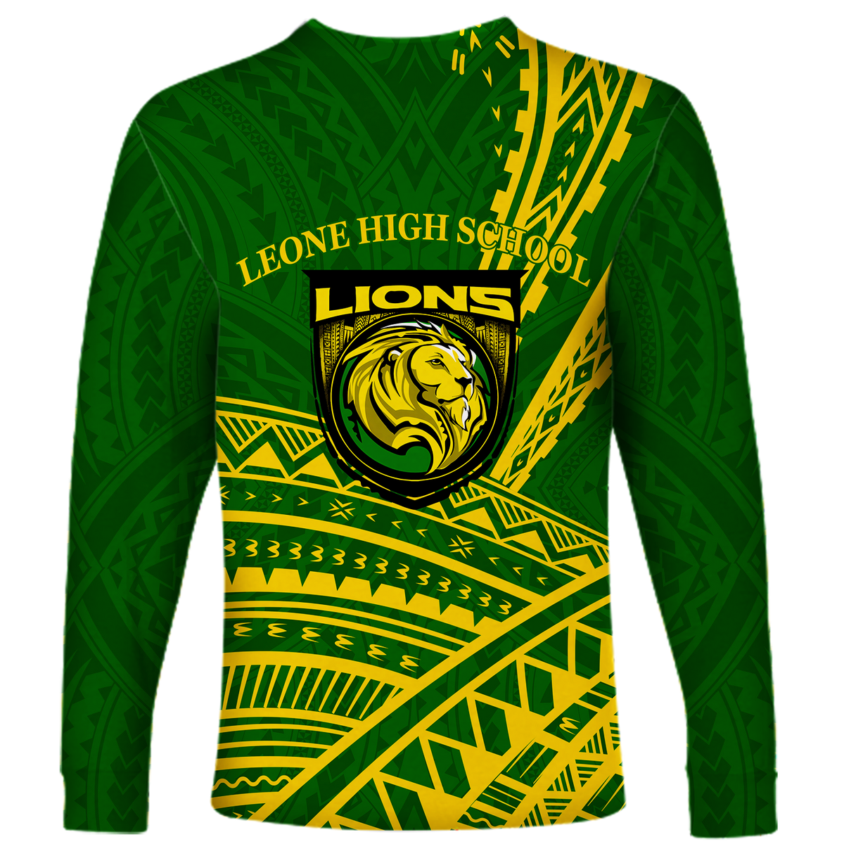 Leone High School Pride Long Sleeve Shirt - LT12 - Polynesian Pride