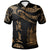 New Caledonia Custom Polo Shirt Polynesian Tattoo Gold Version Unisex Gold - Polynesian Pride