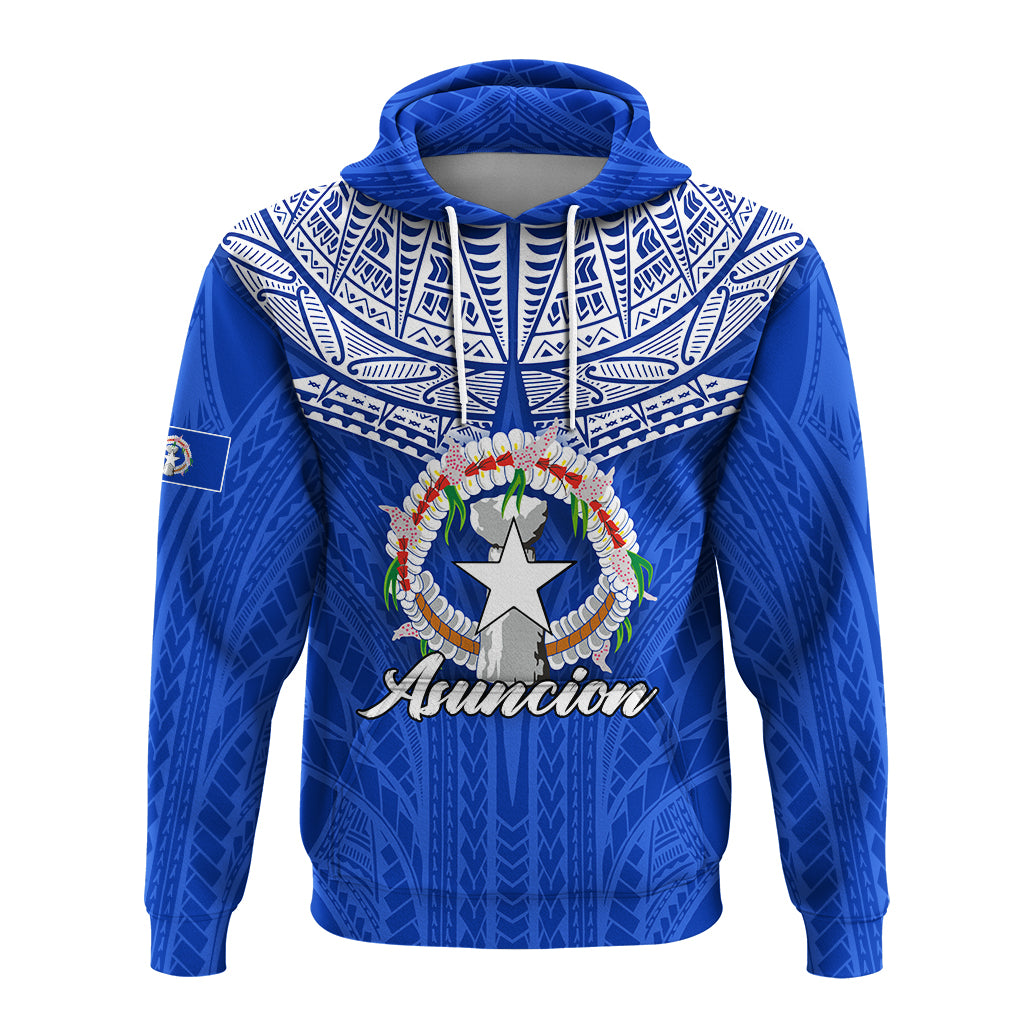 Custom Northern Mariana Islands Asuncion Hoodie LT12 - Polynesian Pride