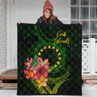 Cook Islands Polynesian Quilt - Floral With Seal Flag Color - Polynesian Pride