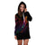 Wallis and Futuna Hoodie Dress - Butterfly Polynesian Style - Polynesian Pride