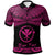 Hawaii Custom Polo Shirt Polynesian Tattoo Pink Version Unisex Pink - Polynesian Pride