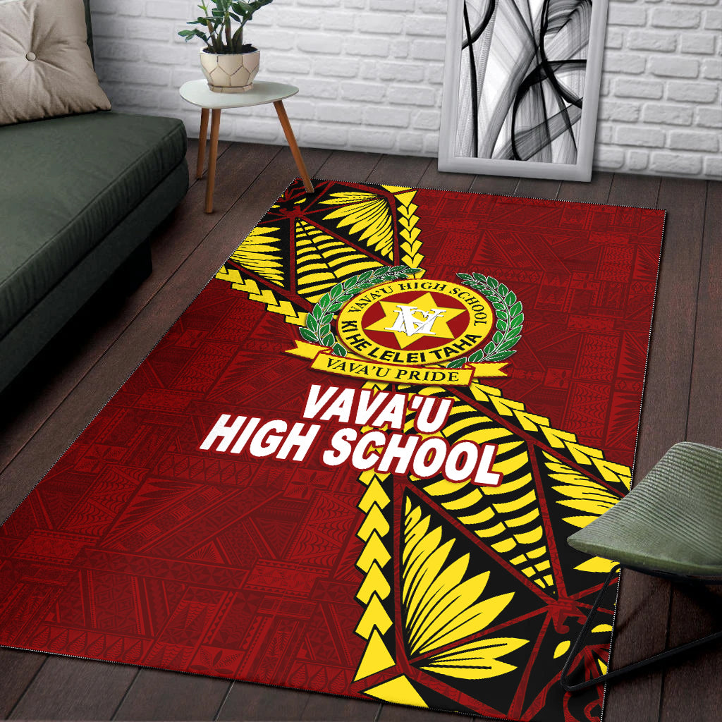 Tonga Vava'u High School Tongan Patterns Area Rug - LT12 - Polynesian Pride