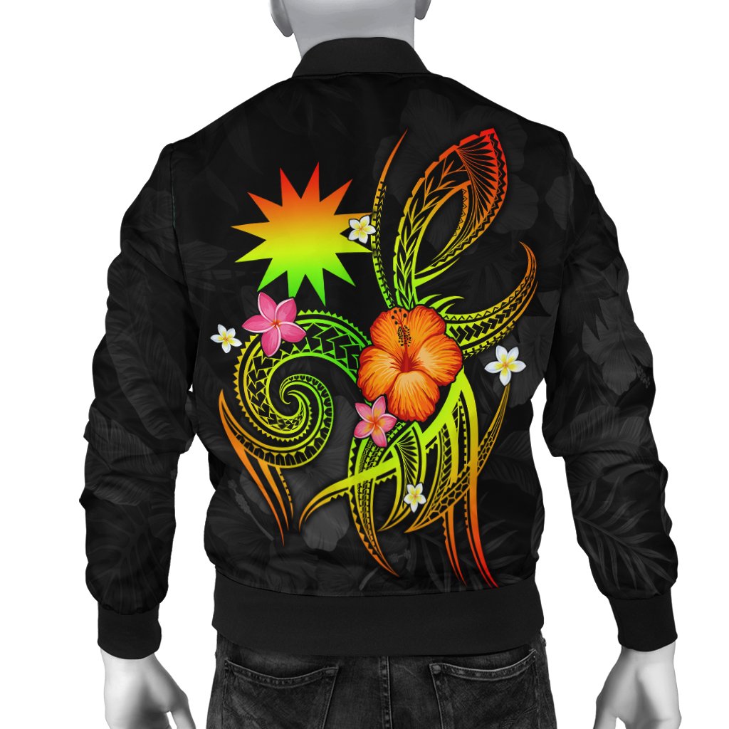 Nauru Polynesian Men's Bomber Jacket - Legend of Nauru (Reggae) - Polynesian Pride