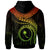 Chuuk Polynesian Zip up Hoodie Chuuk Waves (Reggae) - Polynesian Pride