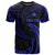 Papua New Guinea Polynesian Custom T Shirt Blue Tribal Wave Unisex Blue - Polynesian Pride