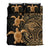 Polynesian Turtle Bedding Set Honu Family Gold LT4 - Polynesian Pride