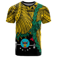 Papua New Guinea Hela Province Polynesian Custom T Shirt Tribal Wave Tattoo Unisex YELLOW - Polynesian Pride