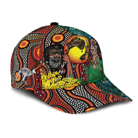 Australia Aboriginal Kangaroo Combine New Zealand Maori Kiwi Bird Cap - LT2 - Polynesian Pride