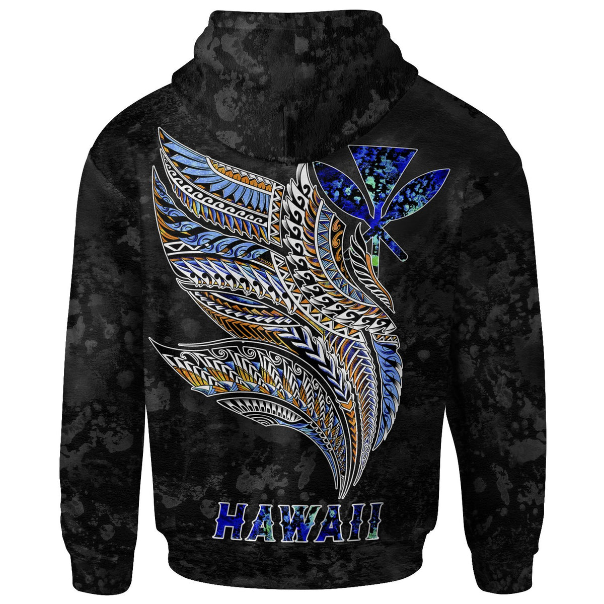 Polynesian Hawaii Hoodie Polynesian Wings - Polynesian Pride