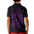 Hawaii Polynesian Polo Shirt Vintage Polynesian Turtle (Purple) - Polynesian Pride