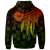 Tahiti Zip up Hoodie Polynesian Wings (Reggae) - Polynesian Pride