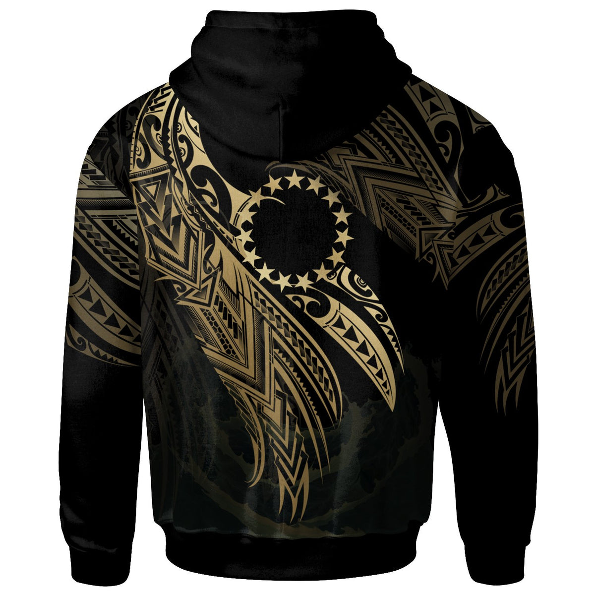 Cook Island Polynesian Hoodie Legend Gold Version - Polynesian Pride