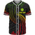 Nauru Polynesian Custom Personalised Baseball Shirt - Reggae Tribal Wave Unisex Reggae - Polynesian Pride