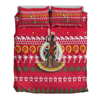Vanuatu Christmas Bedding Set - Ugly Christmas - LT12 - Polynesian Pride