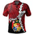 Tonga Polynesian Custom Polo Shirt Tribal Wave Tattoo Flag Color Unisex Red - Polynesian Pride