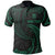 Tuvalu Polynesian Custom Polo Shirt Green Tribal Wave Unisex Green - Polynesian Pride