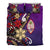 Guam Bedding Set - Tribal Flower With Special Turtles Purple Color - Polynesian Pride