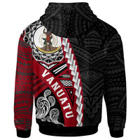 Vanuatu Polynesian Hoodie Wave Tattoo - Polynesian Pride