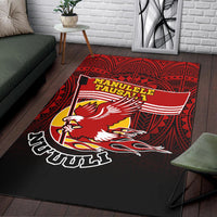 American Samoa Area Rug - Manulele Tausala Nuuuli (Ver 2) - Polynesian Pride