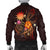 Nauru Polynesian Personalised Men's Bomber Jacket - Legend of Nauru (Red) - Polynesian Pride
