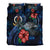 Vanuatu Polynesian Bedding Set - Blue Turtle Hibiscus - Polynesian Pride