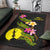 New Caledonia Polynesian Area Rug - Plumeria Tribal - Polynesian Pride