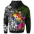 Tonga Hoodie Turtle Plumeria Banana Leaf - Polynesian Pride