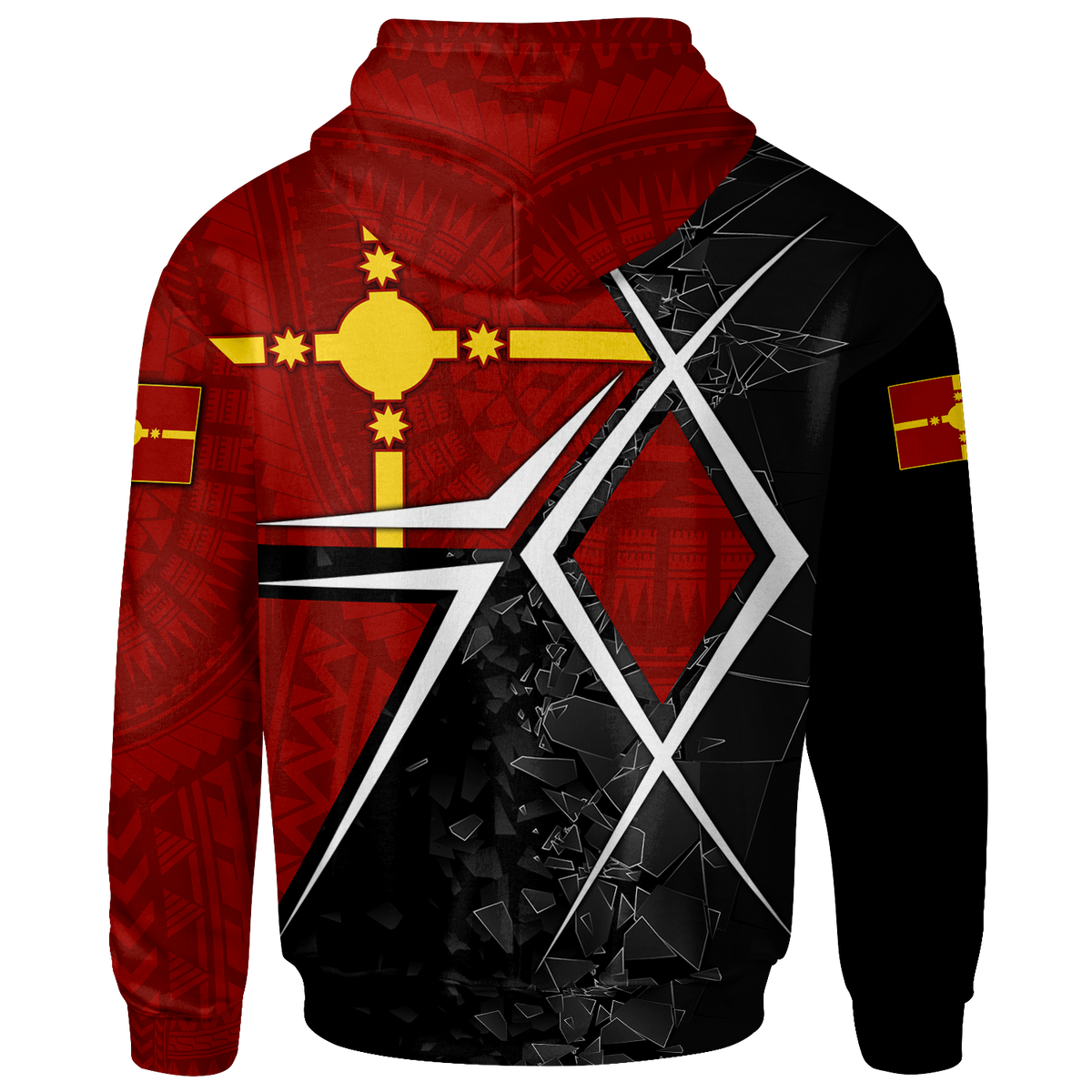 Rotuma Polynesian Hoodie Rotuman Flag - Polynesian Pride