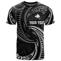 Papua New Guinea Polynesian Custom T Shirt White Tribal Wave Unisex White - Polynesian Pride