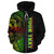 Polynesian Hawaii Custom Zip up Hoodie Reggae Line - Polynesian Pride