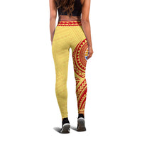 French Polynesia Leggings (Yellow) A6 - Polynesian Pride