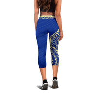 Neo Polynesian Rising 3rd Capris (Blue) A6 - Polynesian Pride