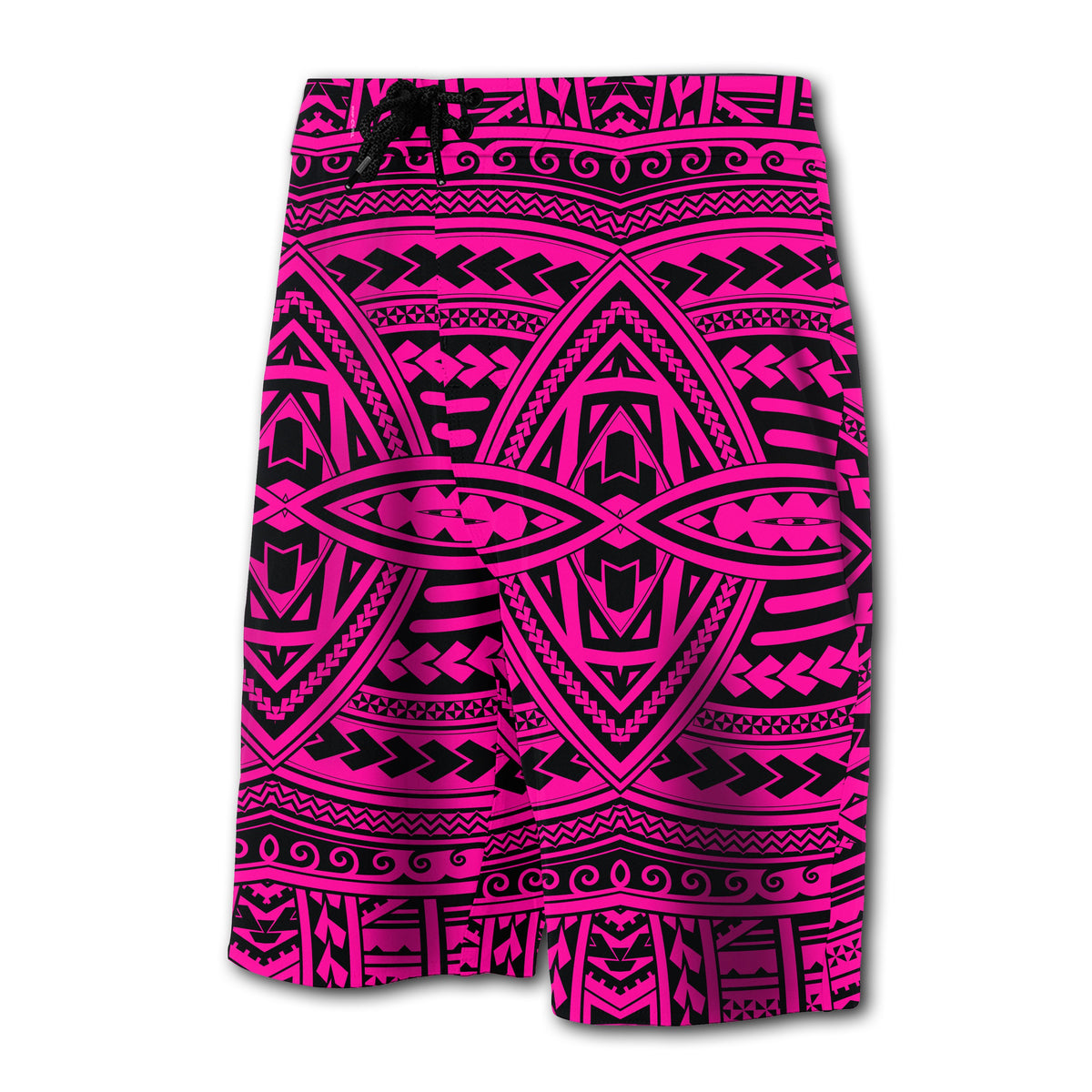 Hawaii Polynesian Seamless Board Shorts Pink - Polynesian Pride