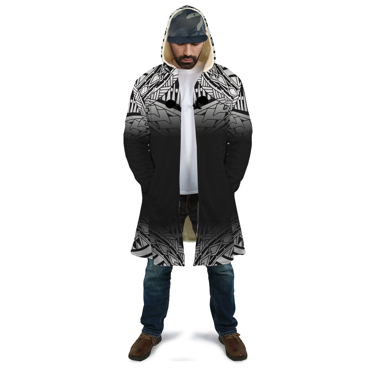 Tuvalu Cloak - Fog Black Style - Polynesian Pride