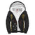 Papua New Guinea Sherpa Hoodie - Erudite Eye Black - Gold - Polynesian Pride
