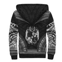 Tonga Sherpa Hoodie - Polynesian Chief Black Version - Polynesian Pride