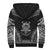 Tuvalu Sherpa Hoodie - Polynesian Chief Black Version - Polynesian Pride