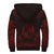 Tonga Sherpa Hoodie - Polynesian Chief Red Version - Polynesian Pride