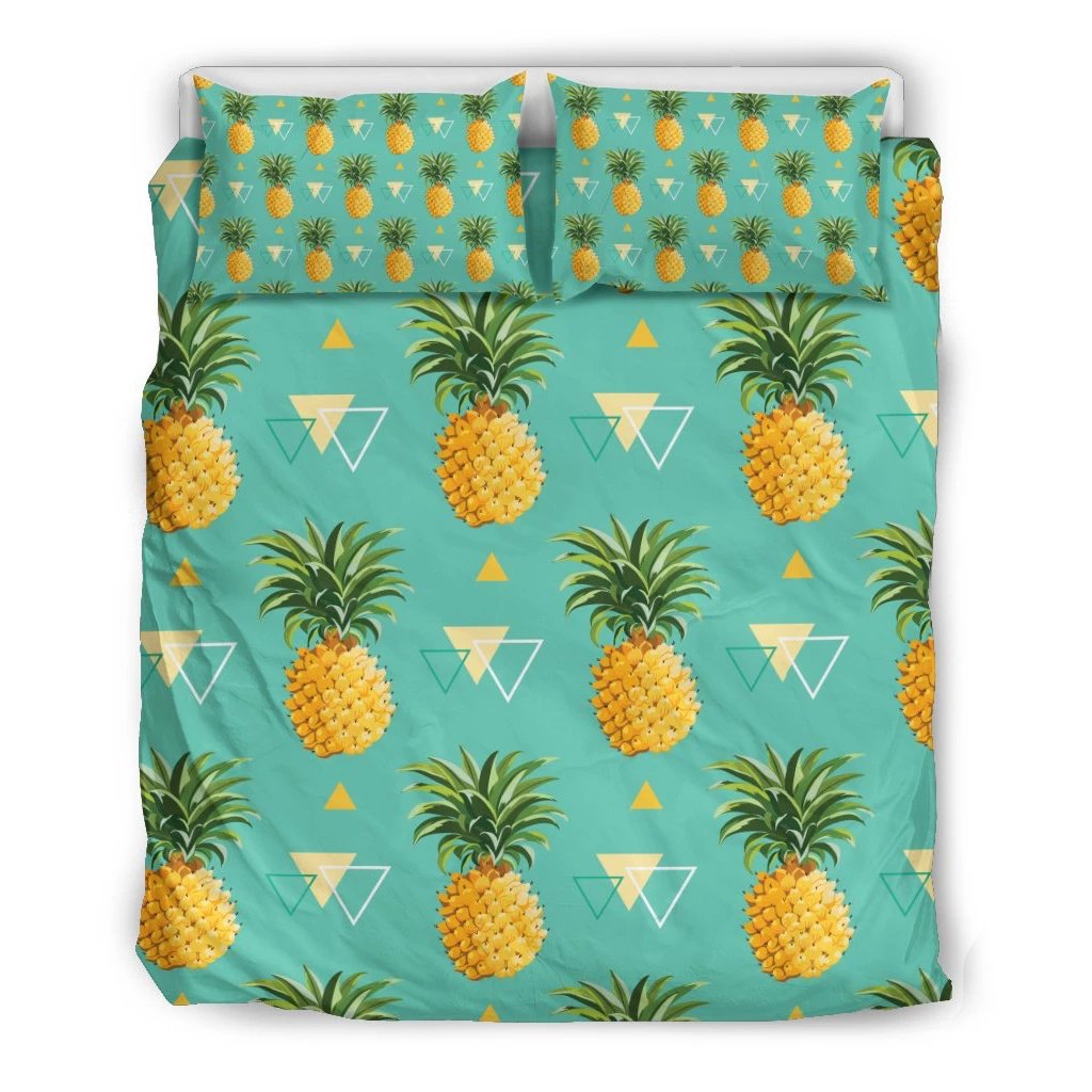 Hawaiian Pineapple Polynesian Bedding Set Art - Polynesian Pride