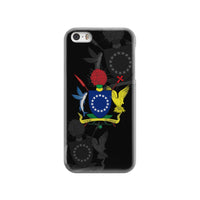 Cook Islands Phone Case - Coat Of Arms iPhone SE Black One Style - Polynesian Pride