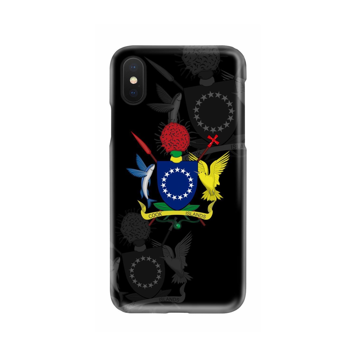 Cook Islands Phone Case - Coat Of Arms - Polynesian Pride